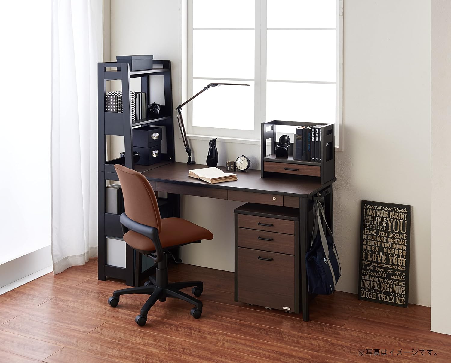 【色: ダークウォルナット】KOIZUMI(コイズミ学習机) 学習用 ダークブラ 色: ダークウォルナット】KOIZUMI(コイズミ学習机) 学習用